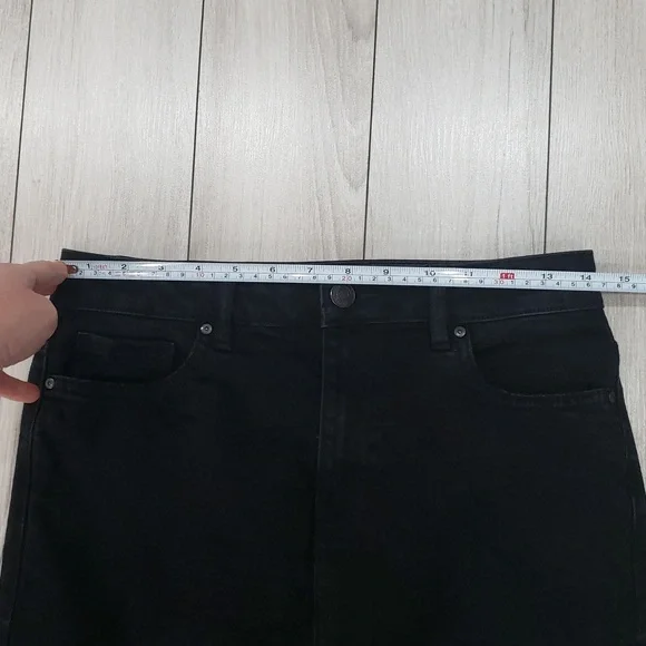 3/$65 RW&CO black denim skirt - Picture 6 of 8